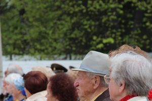 Торжественный митинг на мемориальном воинском захоронении