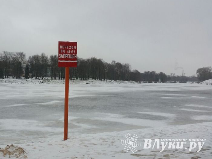 Лёд ненадёжен, но рыбы великолучанам хочется (ФОТО)