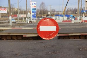 Самарский переезд закрыт (ФОТО)