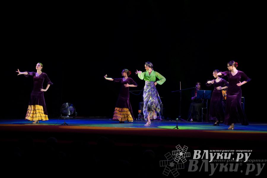 В великих Луках выступил московский коллектив фламенко