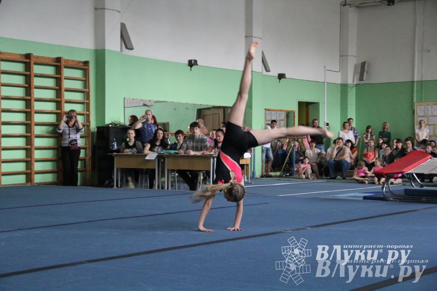 В Великих Луках состоялось Первенство по командной гимнастике (фото)