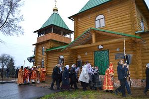 В Великолукском районе состоялось освящение храма святой мученицы Параскевы Пятницы (фото)