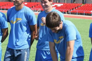 Андрей Турчак побывал на обновленном стадионе «Экспресс» и пообщался с футбольной командой (ФОТО)