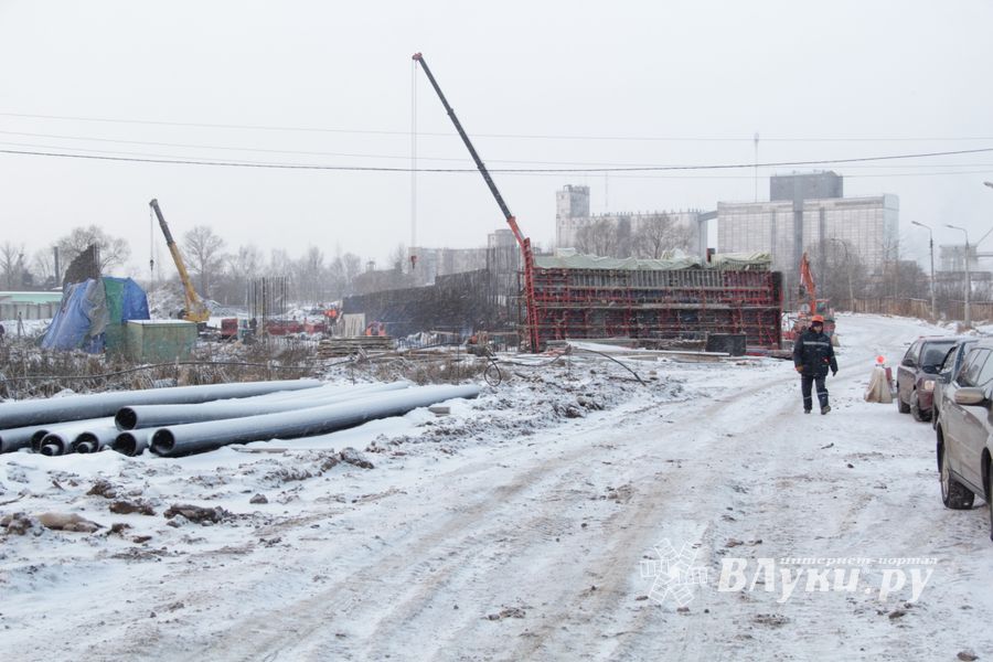 В Великих Луках продолжается расчистка местности для строительства путепровода (ФОТО)