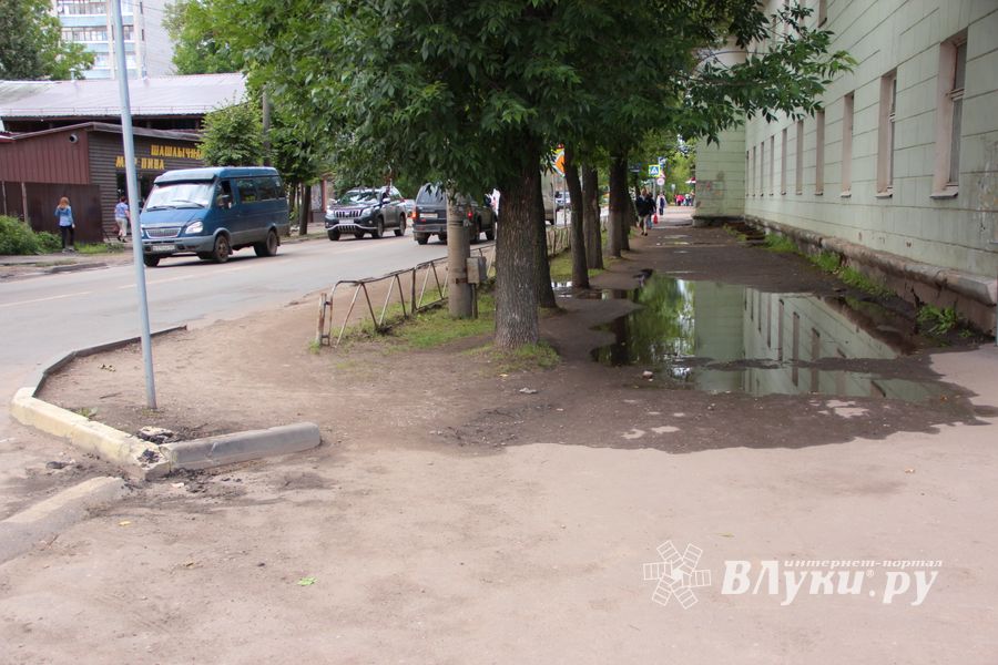 Мечта великолучан: по городу в чистой обуви (ФОТО)