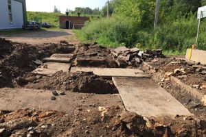 Дорога на проспекте Ленина перекрыта (ФОТО)