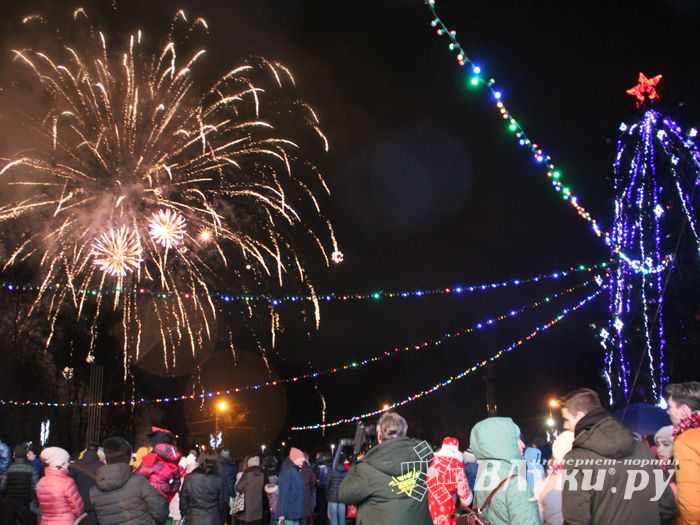 Дождик не помешал открытию городской ёлки (ФОТО)