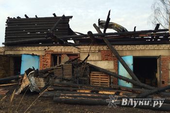 Печь стала причиной пожара в Великих Луках (фото)