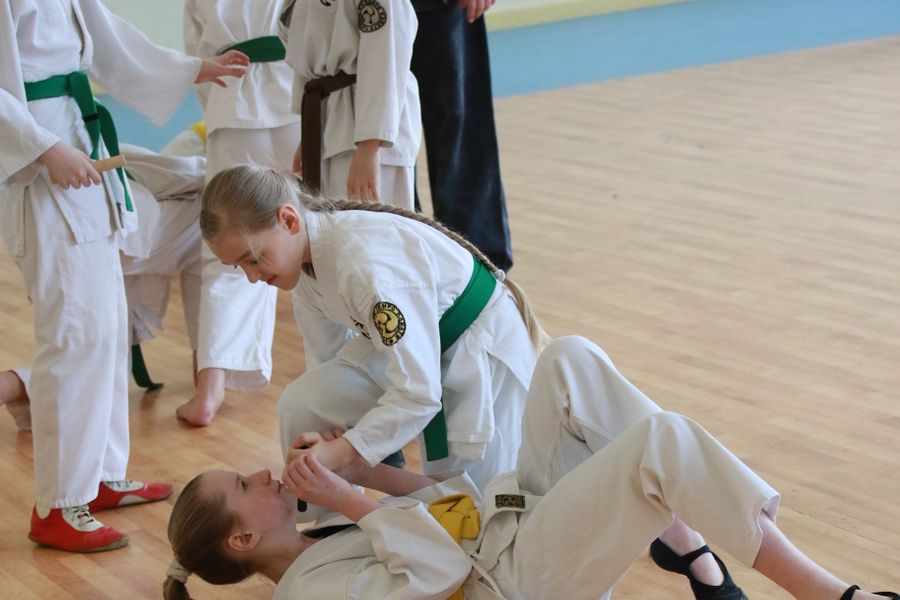 Ученики школы Дзюшин-рю кэмпо каратэ постигали искусство кобудзюцу (ФОТО)