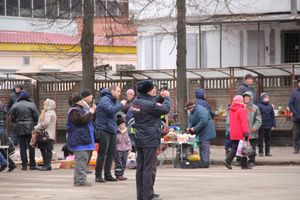 Негабаритный автопоезд вновь следует по улицам Великих Лук