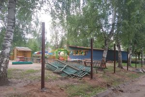 В детском саде № 1 появился новый забор (ФОТО)