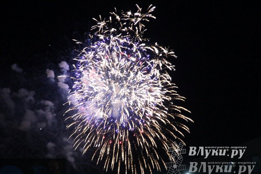 ​Праздничным концертом и салютом завершились празднования Дня Победы в Великих Луках (фото)