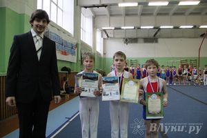 В Великих Луках прошел турнир по спортивной гимнастике (фото)