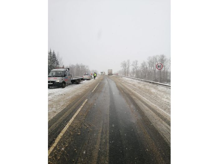 На М-9 лоб в лоб столкнулись тягач и легковушка (ФОТО)