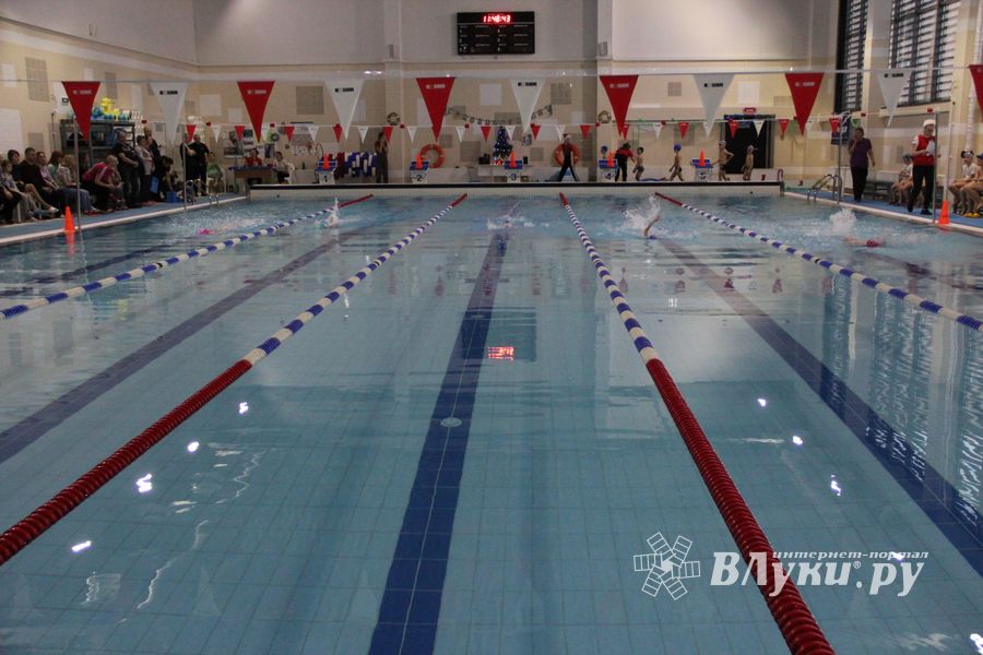 Соревнования по плаванию на призы Деда Мороза прошли в Великих Луках (ФОТО)