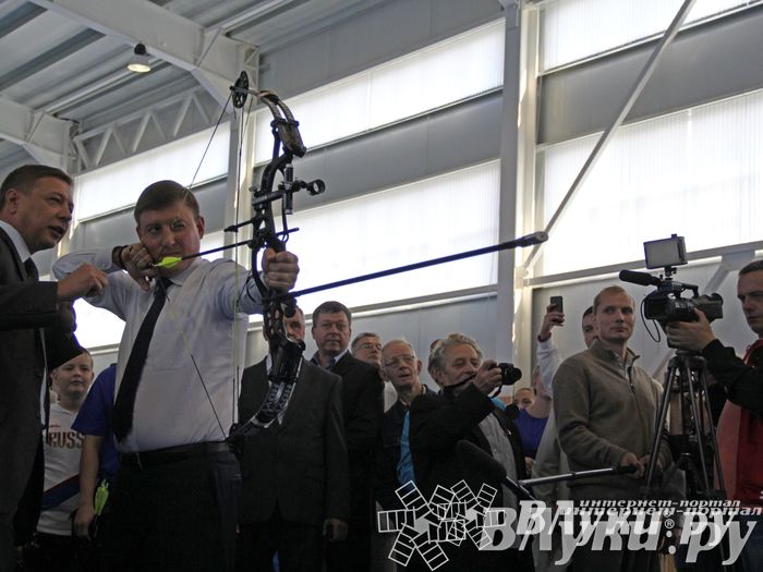 Открытие спортивно-оздоровительного комплекса «Стрелец» (фото)