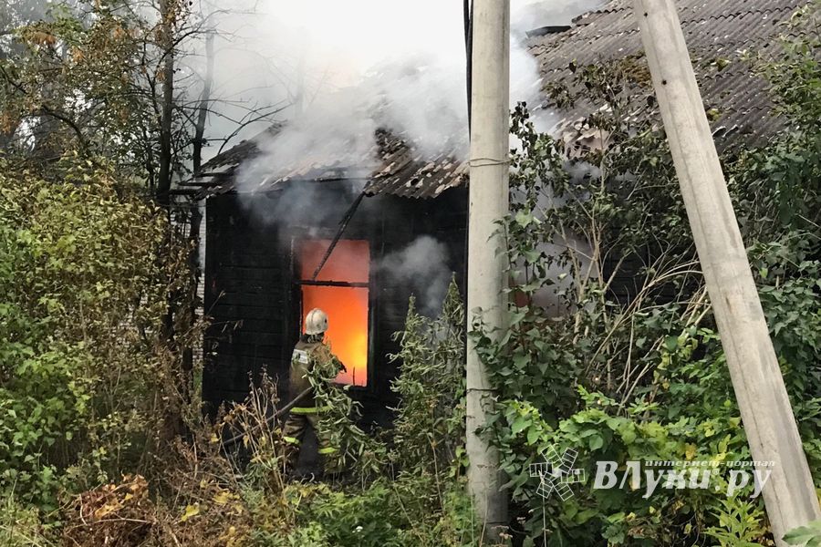 Пожар на проспекте Гагарина в Великих Луках
