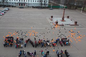 Сегодня над Великими Луками летели шары