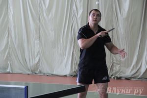 Настольный теннис. Лучший из великолучан лишь шестой