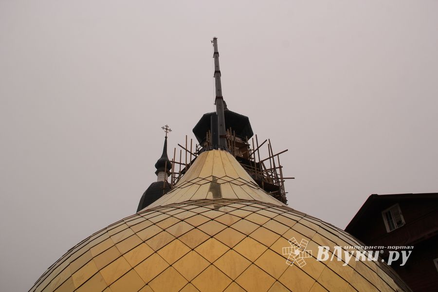 Новая глава-луковица появится на Свято-Вознесенском соборе в Великих Луках (ФОТО)