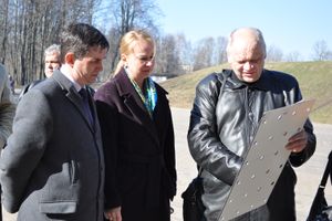 В Великих Луках состоялась первая «примерка» Аллеи Героев Воинской славы