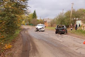 В Лычёво произошло ДТП (ФОТО)
