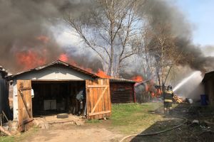 Пожар в проезде Нелидовском (ФОТО; ВИДЕО)