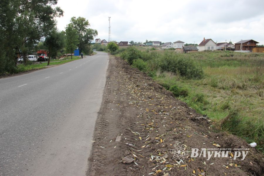 На Новосокольнической расширили и очистили обочину (ФОТО)