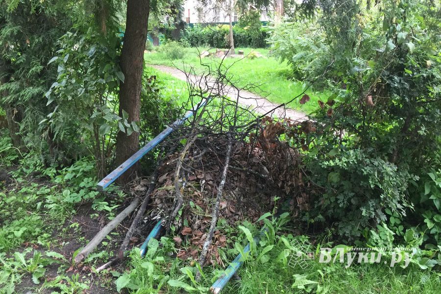 Обратная сторона центра Великих Лук (ФОТО)