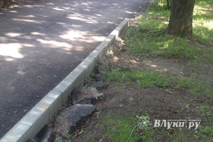 Великолучанка пожаловалась губернатору на новый асфальт во дворе (ФОТО)