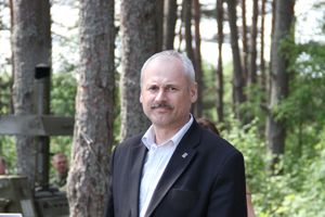 Торжественная церемония закладки Камня Памяти у деревни Каськово