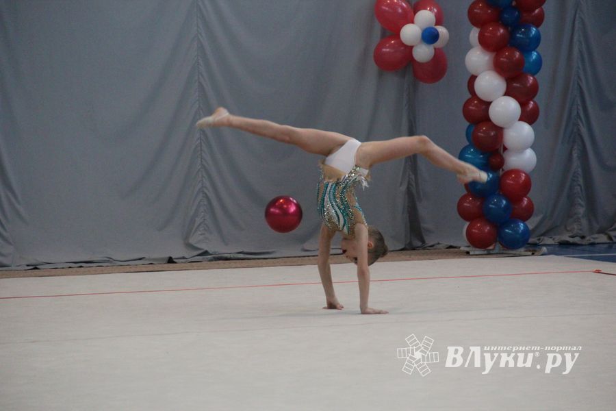 ​В Великих Луках прошли соревнования по художественной гимнастике (ФОТО)