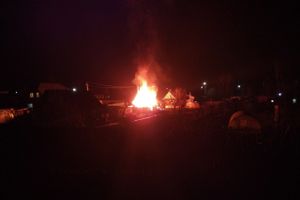 В Великих Луках пожар в жилом секторе (ФОТО)