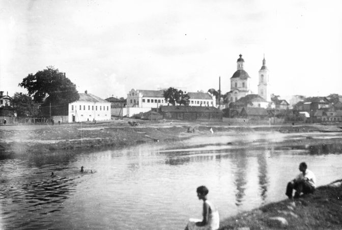 Вид на правый берег Ловати 1939 год