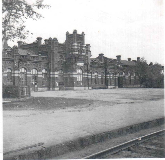 Вокзал станции Великие Луки в годы войны