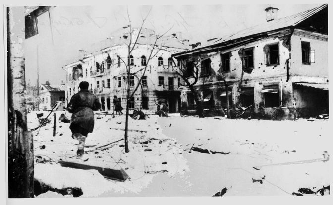 Бой за ул. К. Либкнехта. Январь 1943 года.