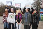 Псковские студенты провели антиалкогольный флешмоб (фото)