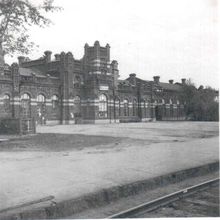 Вокзал станции Великие Луки в годы войны