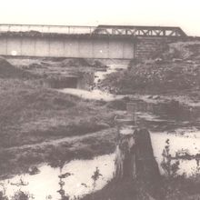 Мост через р. Лазавицу. До 1918 г.
