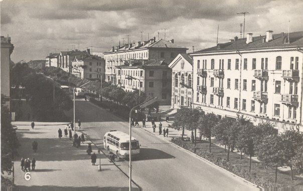 Проспект Ленина, начало 1960\u002Dх гг.