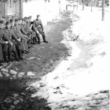 Покровская площадь. Немецкие военные. 1942 год